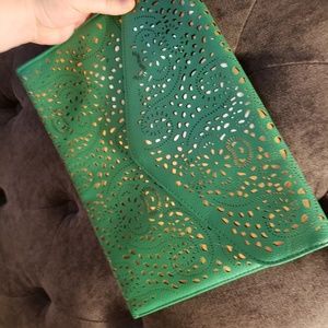 Green & Gold Clutch